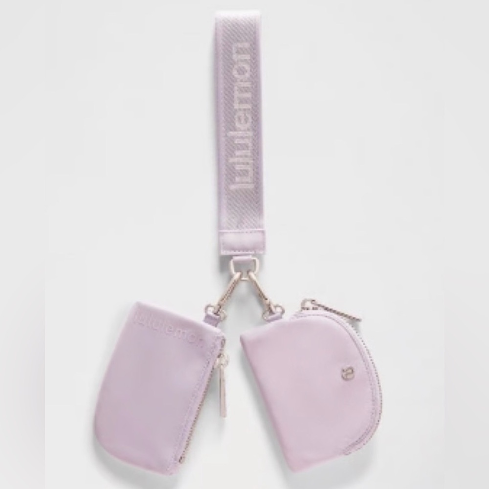 lululemon athletica Lavender Multi-Piece Key & Card Holder Set with Wrist Strap
